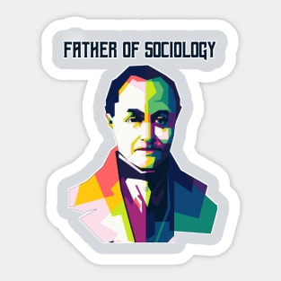 Auguste Comte WPAP Sticker